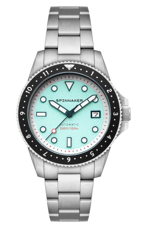Spinnaker Croft Pioneer Automatic Bracelet Watch, 42mm In Blue