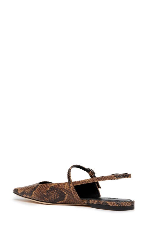 Paige Whitley Slingback Mary Jane Flat In Multi
