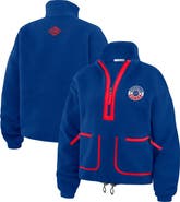 WEAR by Erin Andrews Women's WEAR by Erin Andrews Royal Buffalo Bills Polar Fleece Half-Zip Jacket