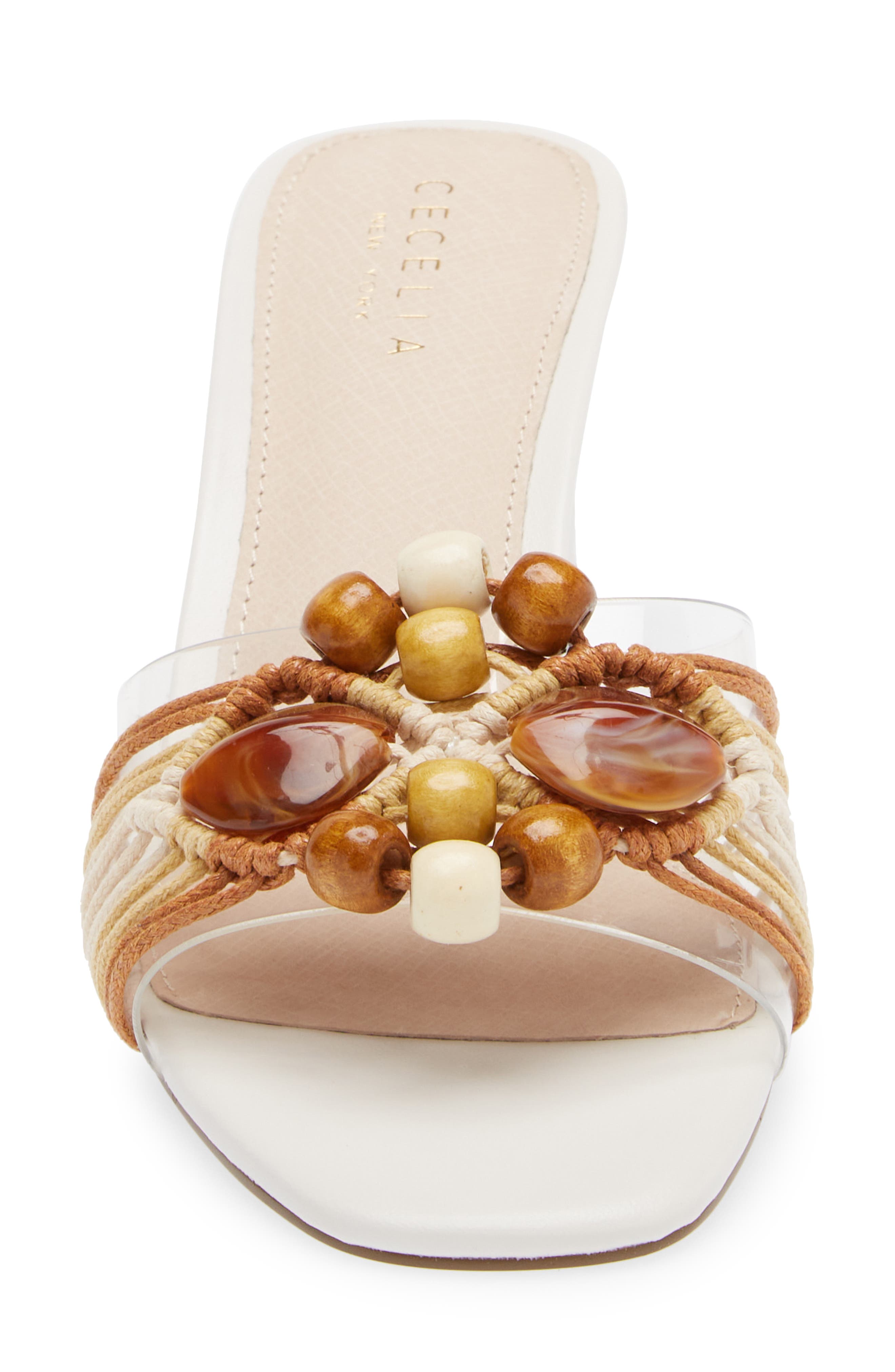 Cecelia New York Anna Belle Beaded Block Heel Sandal, Alternate, color, 