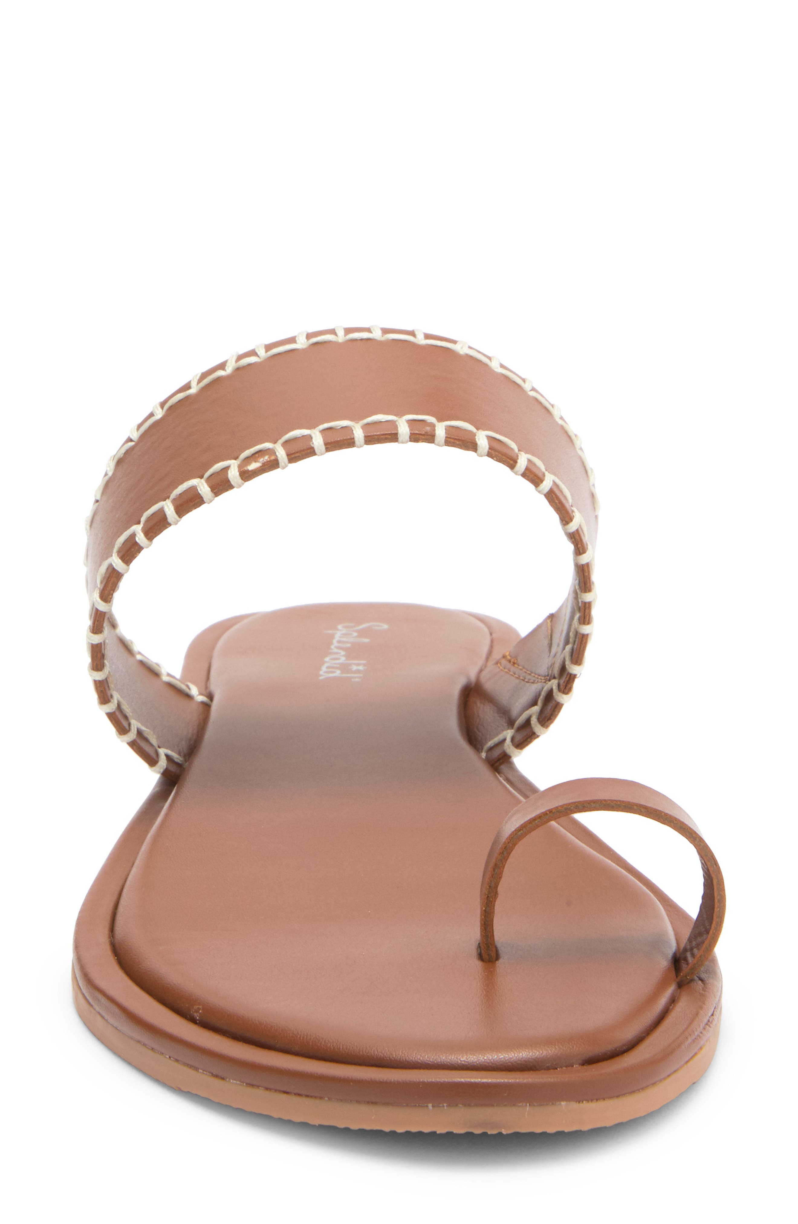 Splendid Yuna Toe Loop Sandal, Alternate, color, Cognac