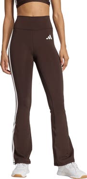 adidas Optime Essentials 3-Stripes High Waist Flare Leggings