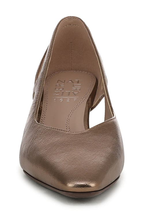 Naturalizer Gracie Pointed Toe Pump In Gold