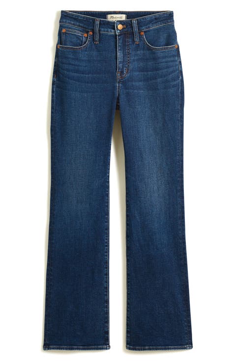 Curvy Kick Out Crop Jeans (Colleton Wash) (Plus)