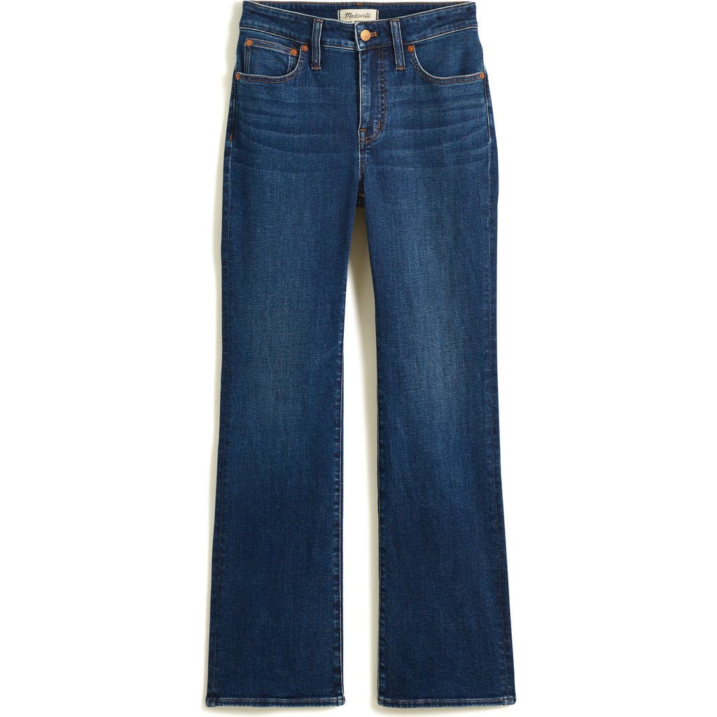 Madewell Curvy Kick Out Crop Jeans In Blue