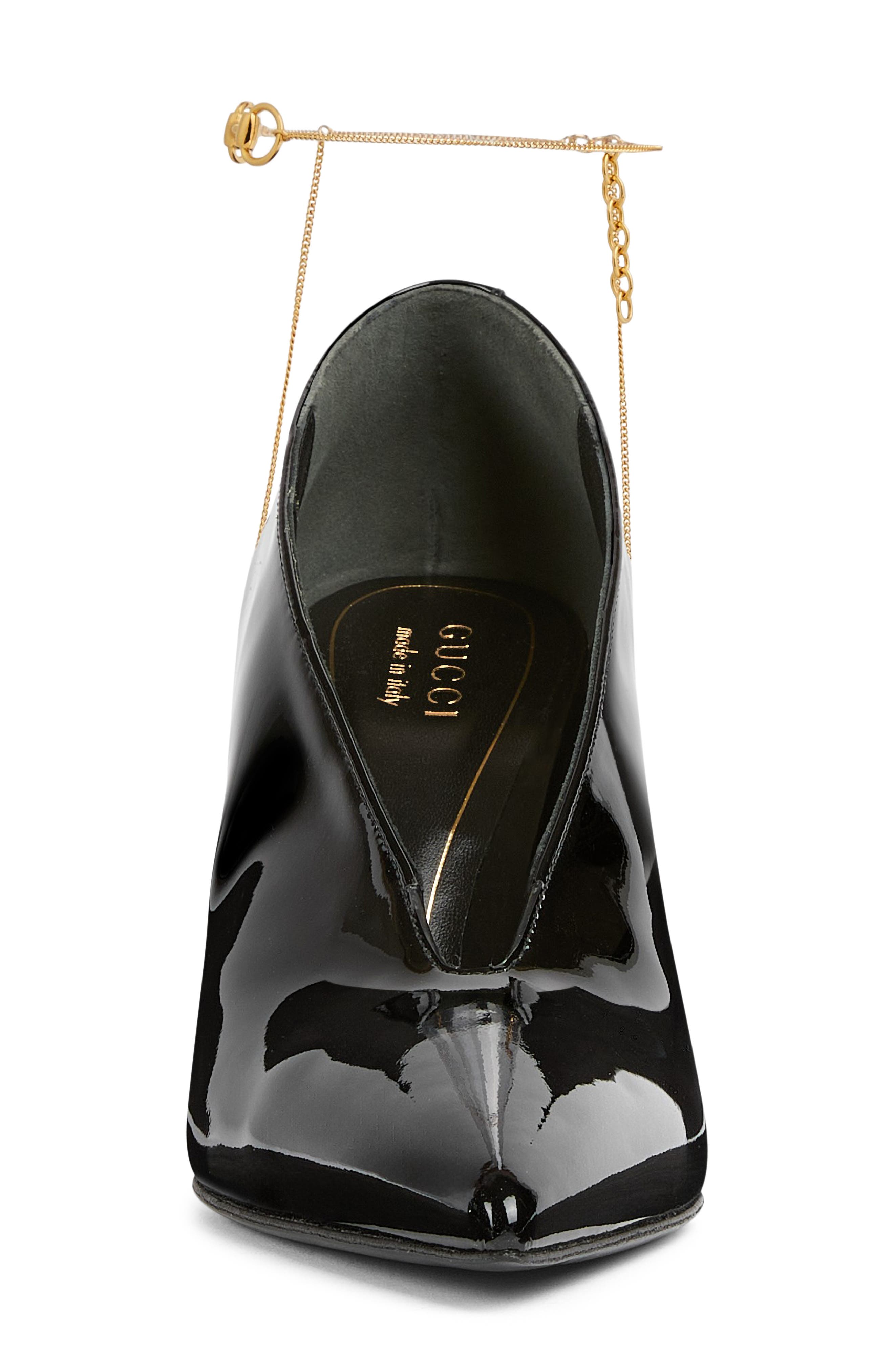 Gucci Musa Pointed Toe Pump, Alternate, color, Nero