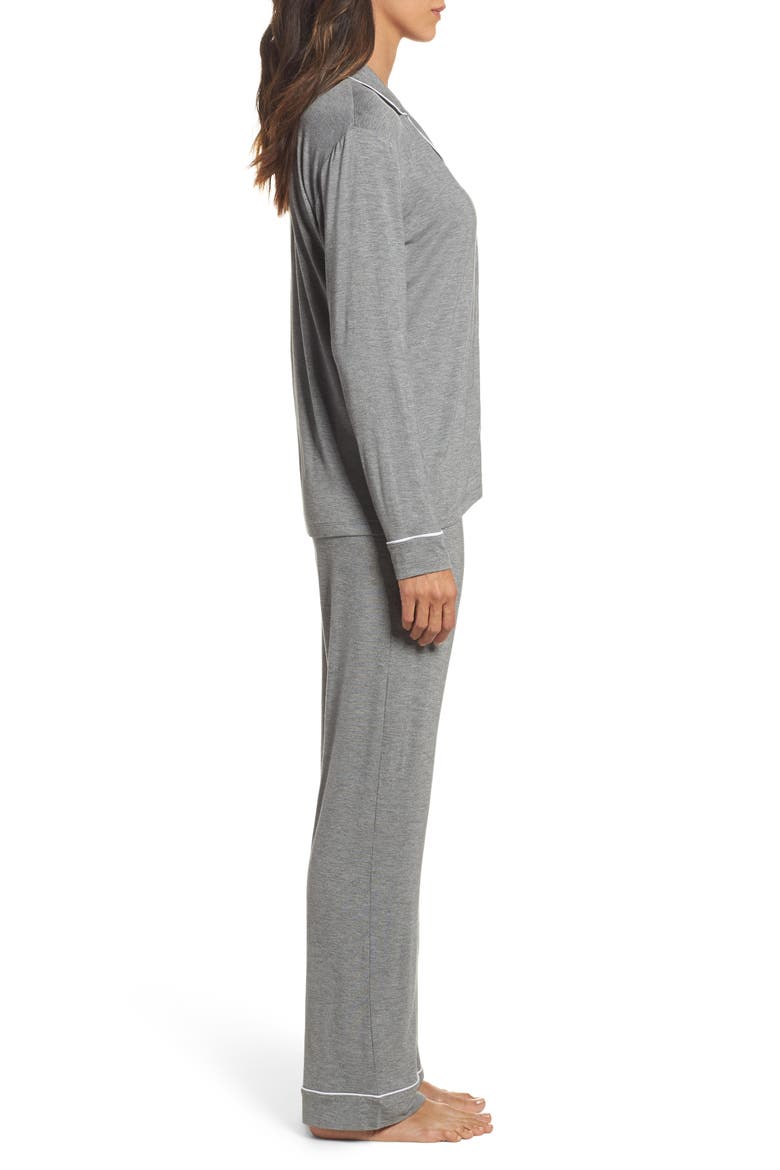 Lenon Jersey Pajamas, Alternate, color, GREY HEATHER