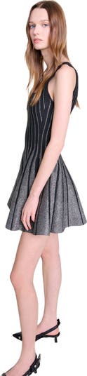 maje Short jacquard knit dress | Nordstrom