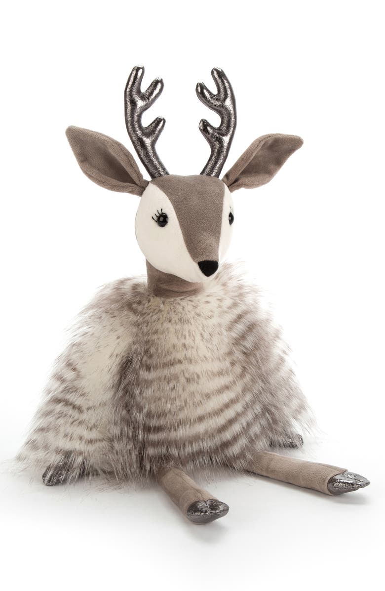 Jellycat Medium Robyn Reindeer Stuffed Animal, Main, color, 