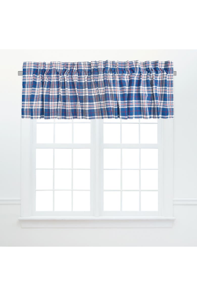 Parker Multicolored Valance Collection, Main, color, Blue
