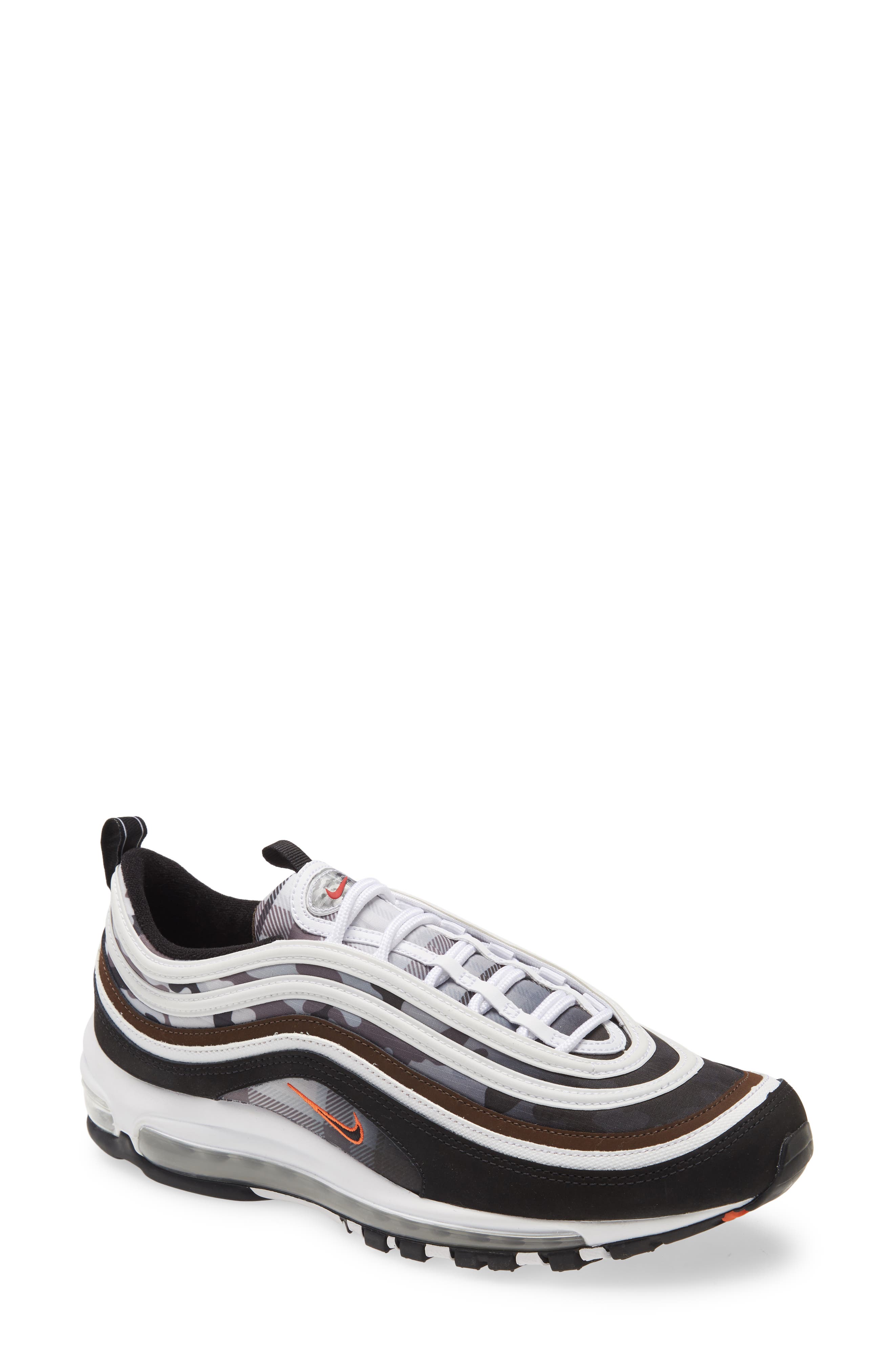 Air Max 97 Sneaker, Main, color, WHITE/ BLACK