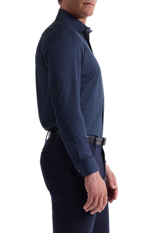 Bugatchi Jimmy Ooohcotton® Button-up Shirt In Blue