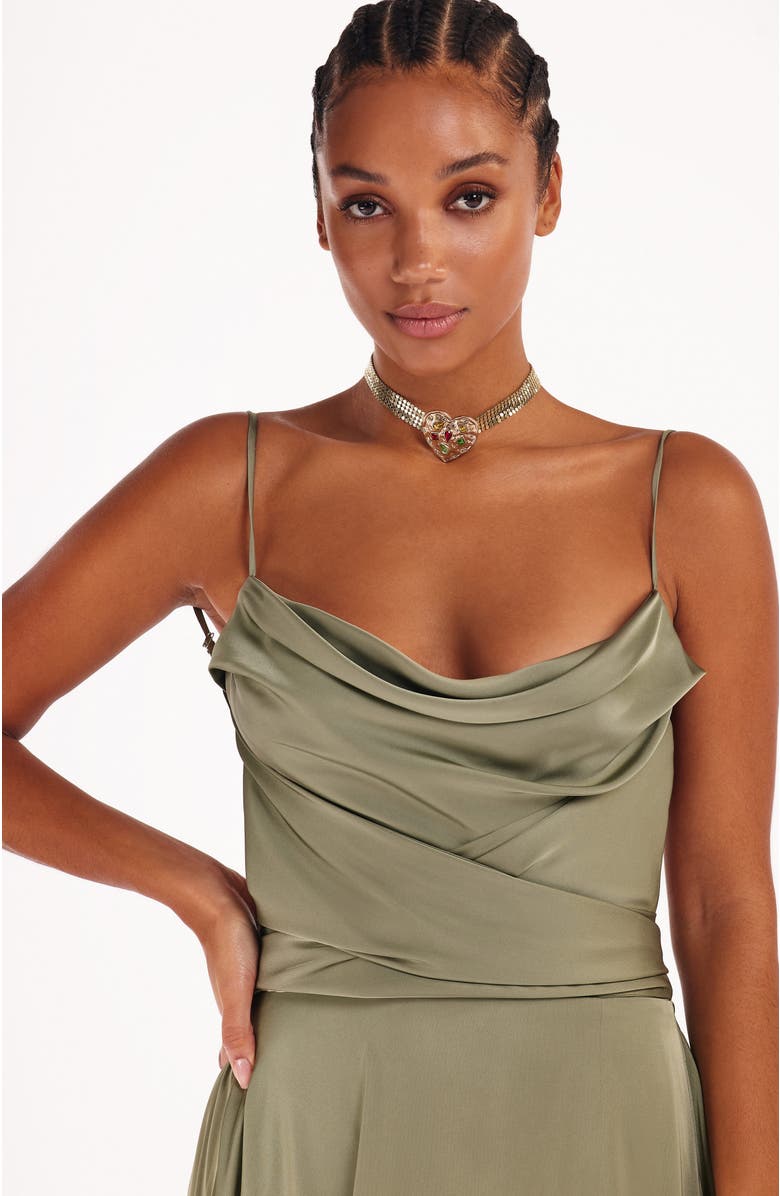 Milla Boudoir Silk Slip Dress, Alternate, color,