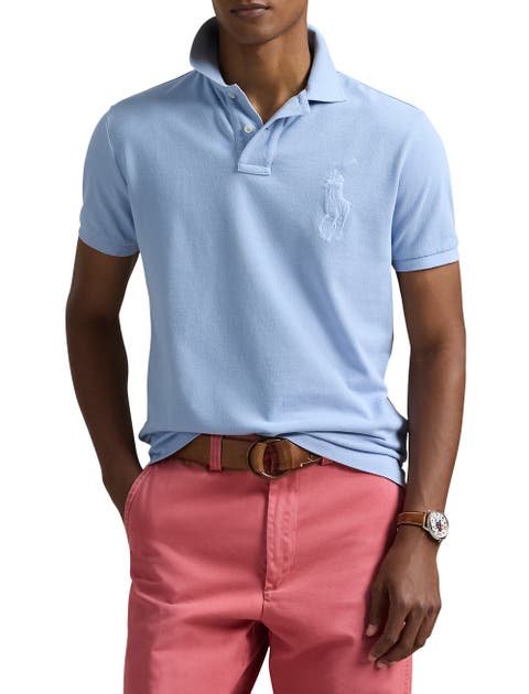 Big & Tall Big Pony Mesh Polo Shirt