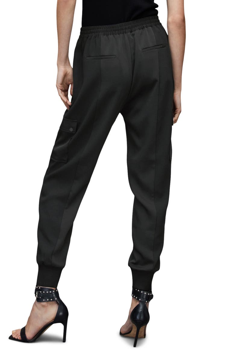 AllSaints Maddie Tie Waist Joggers, Alternate, color,