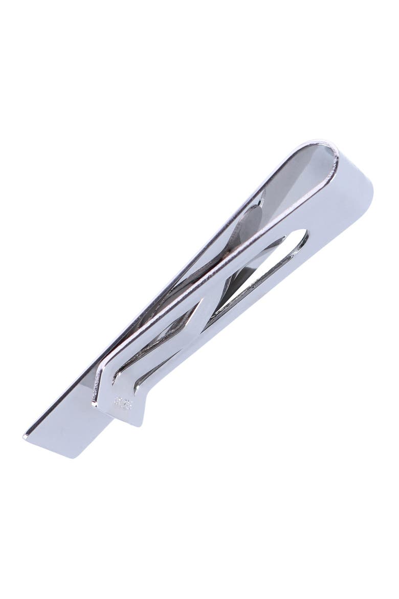 Edward 19MM Sterling Silver Plain Polished Money Clip, Alternate, color, Sterling Silver