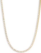Electric Picks Anna 14K Gold Plated Cubic Zirconia Tennis Necklace