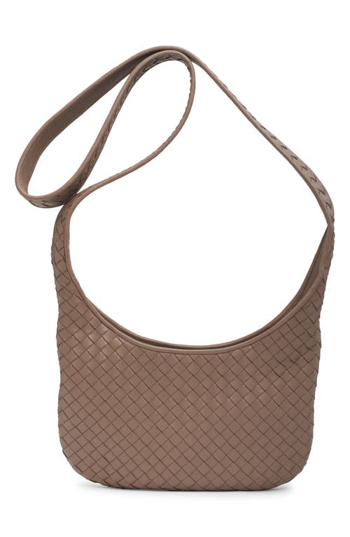 Bottega Veneta Small Fluffy Intrecciato Leather Crossbody Bag