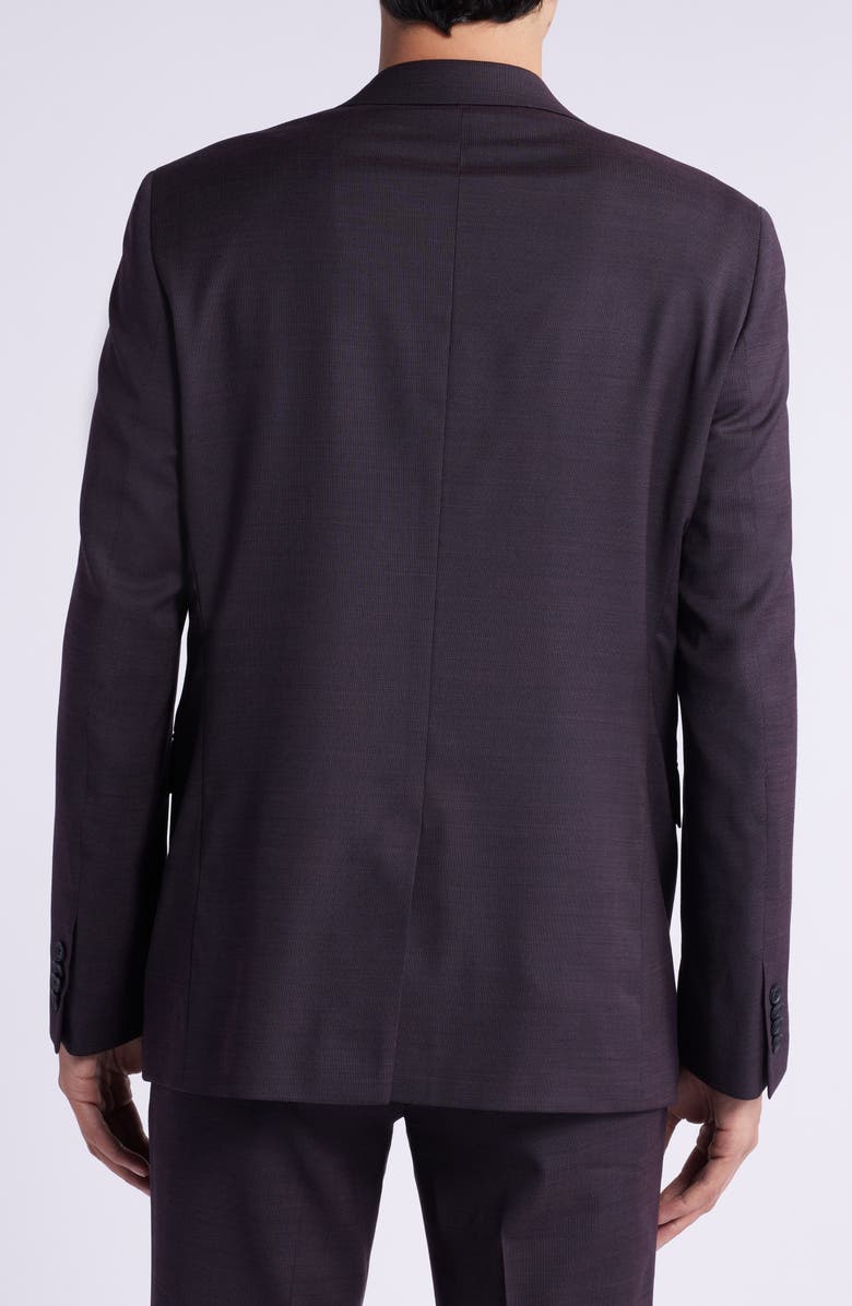 AllSaints Rawdon Peaked Lapel Slim Fit Wool Blend Sport Coat Suit Separate, Alternate, color, 