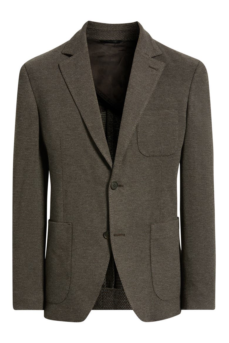 Henrik Knit Sport Coat, Alternate, color, BROWN SEDEA