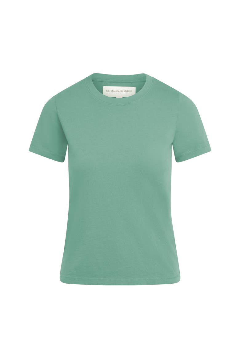 The Organic Cotton Crew Tee, Alternate, color, Aloe
