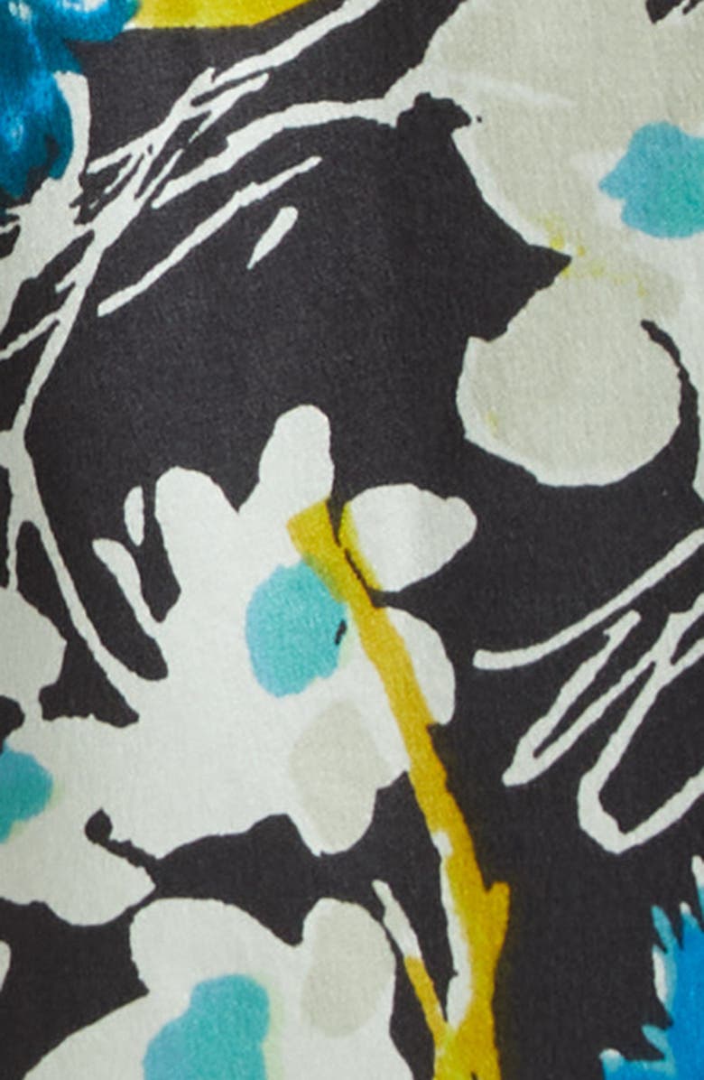 Cinq à Sept Molly Tossed Floral Long Sleeve Dress, Alternate, color, 