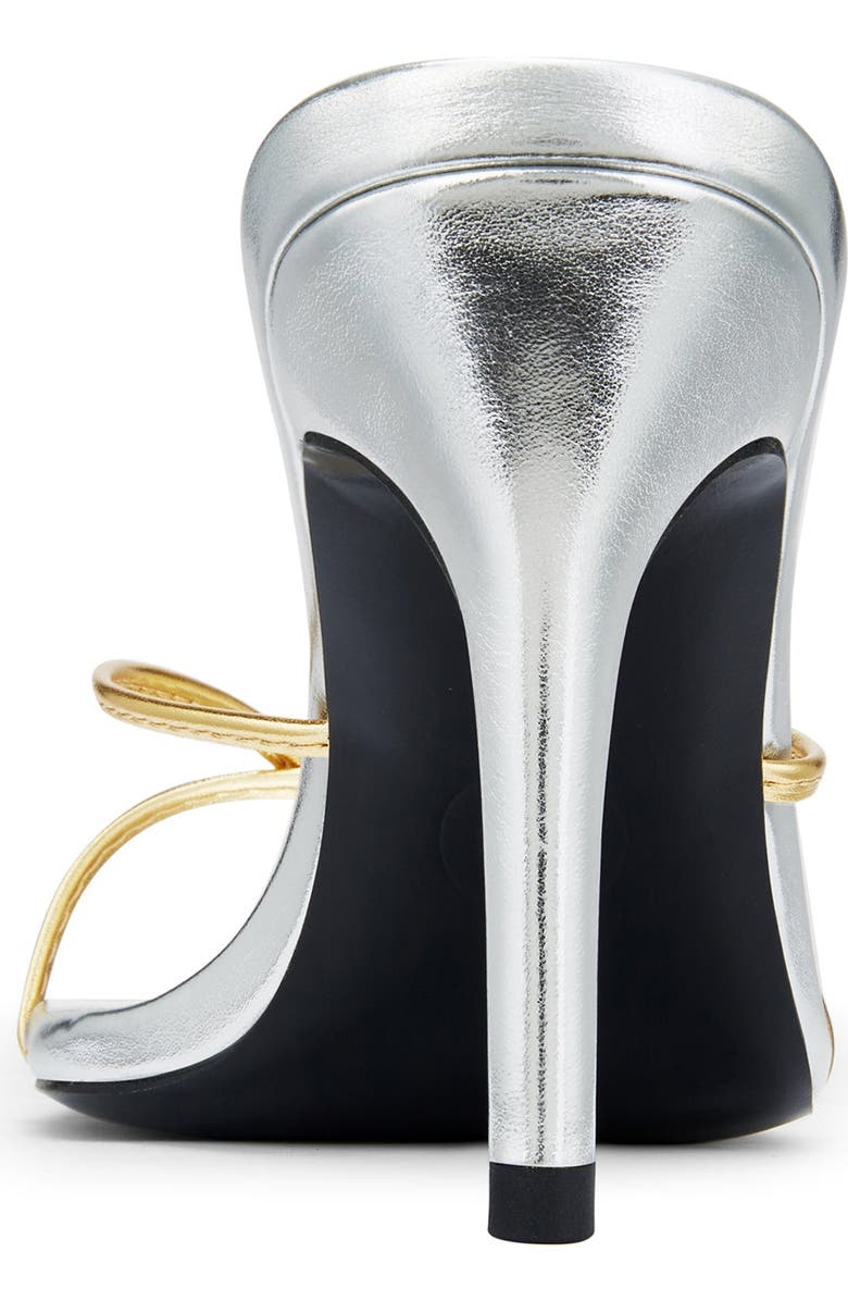 FEMME Sicilian Mule, Alternate, color, Gold & Silver