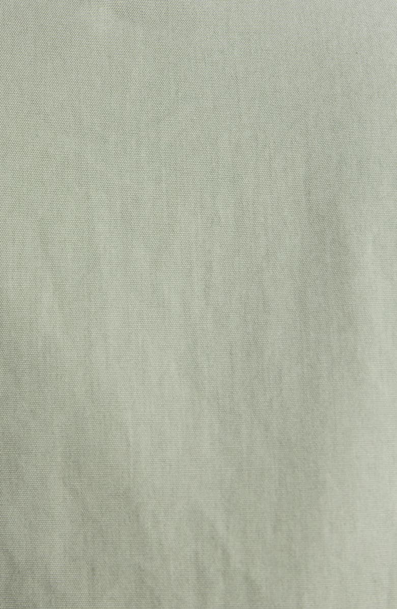 Dries Van Noten Washed Cotton Poplin Moto Jacket, Alternate, color, Pistache