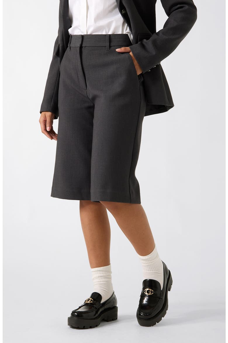 Joandra Bermuda Shorts, Alternate, color, DARK GREY MELANGE