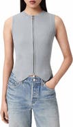 AllSaints Cruz Rib Knit Sweater Vest
