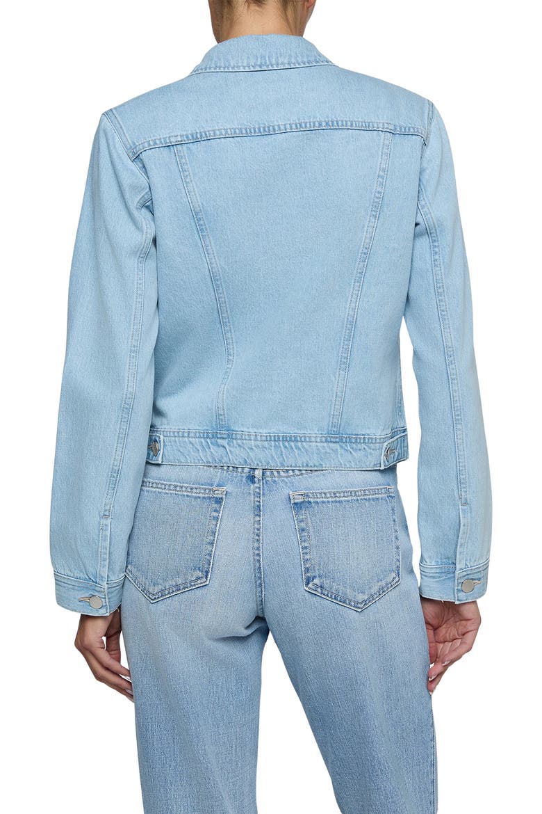 Celine Denim Trucker Jacket, Alternate, color, FONTANA