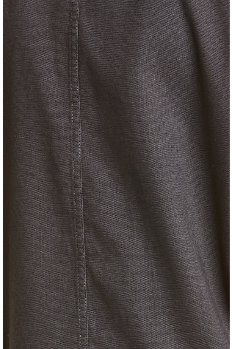 Elieen Fisher Classic Collar Organic Cotton & Hemp Jacket, Alternate, color, GRAPHITE