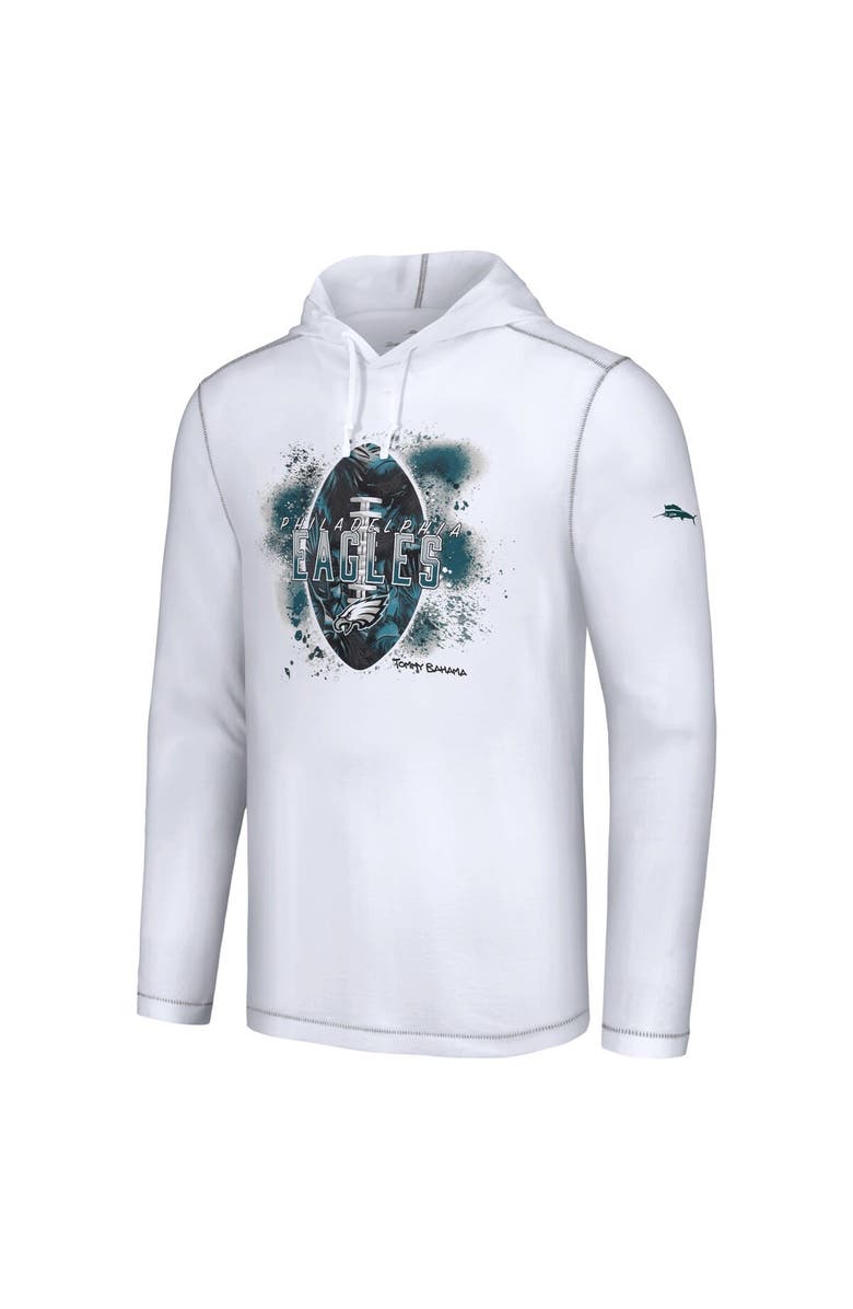 Tommy Bahama Men's Tommy Bahama White Dallas Cowboys Graffiti Touchdown Pullover Hoodie, Alternate, color, White