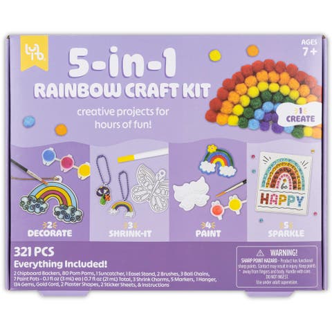 Bicycle 5In1 Rainbow Craft Kit