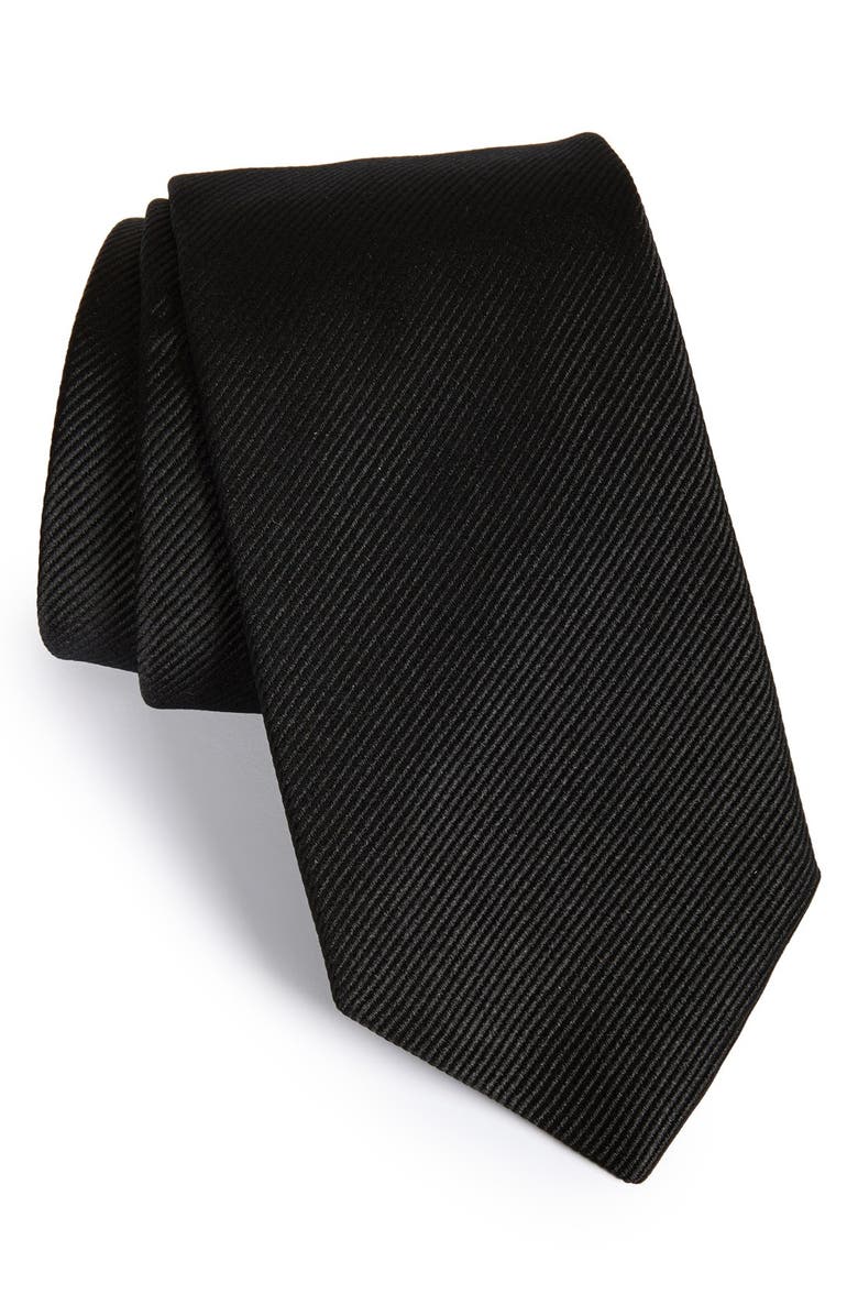 Gitman Solid Silk Tie, Main, color, 