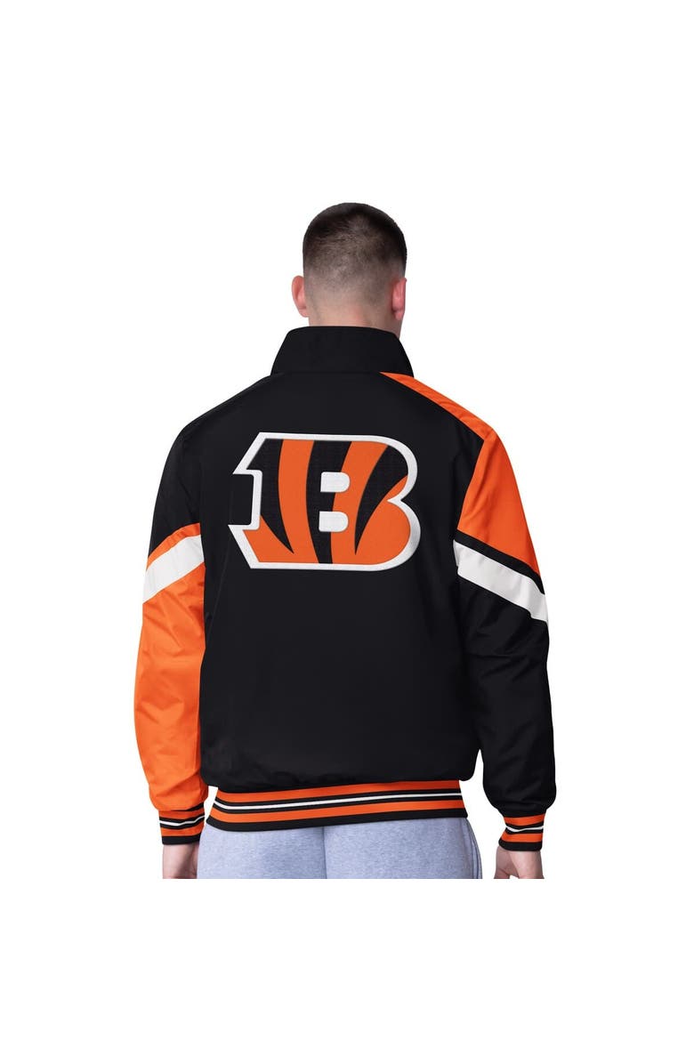 G-III Extreme Men's G-III Extreme Black Cincinnati Bengals Strong Arm Reversible Full-Zip Jacket, Alternate, color, Black