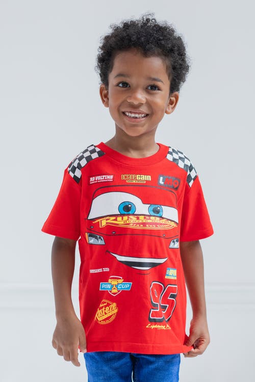 Disney Cars Lightning Mcqueen 3-pack T-shirts In Multi
