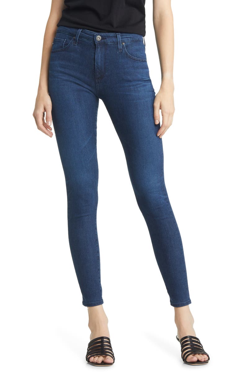 AG Farrah High Waist Skinny Jeans, Main, color, 