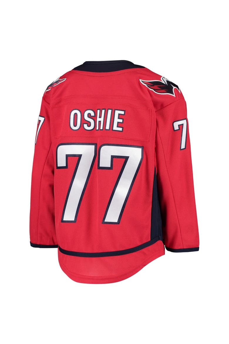 Youth TJ Oshie Red Washington Capitals Home Premier Player Jersey, Alternate, color, Red