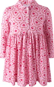 Rachel Riley Floral Heart Jersey Dress