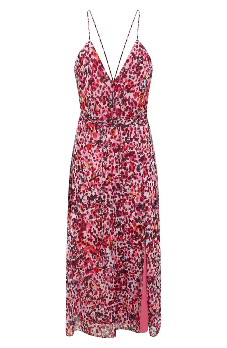 Reiss Pia Spot Floral Midi Dress, Alternate, color,