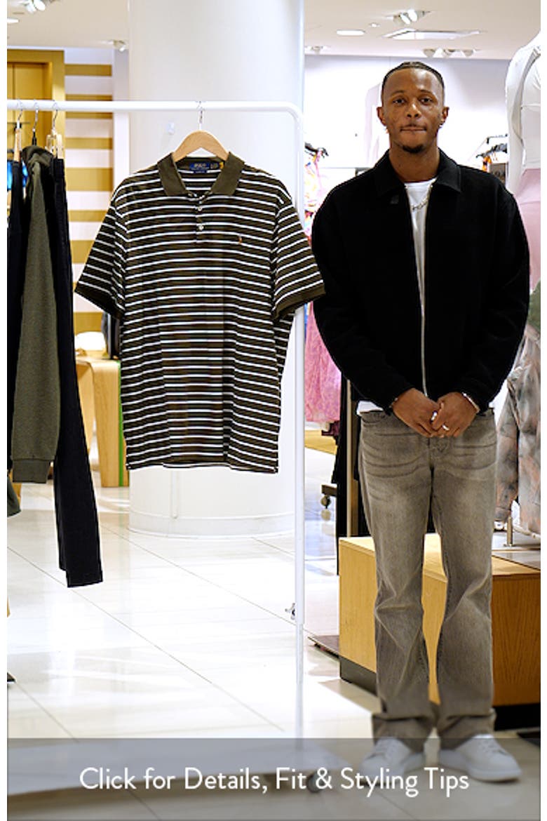 Stripe Cotton Interlock Polo video