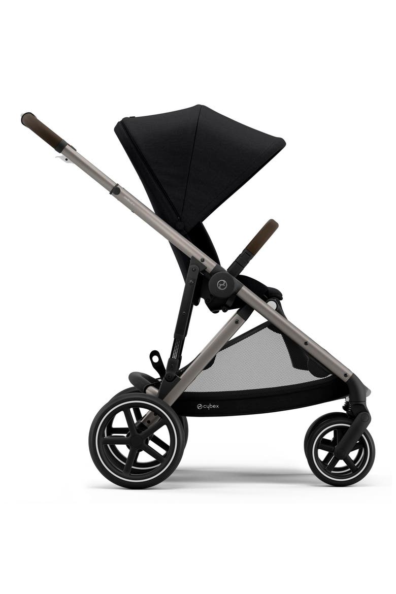 Gazelle S Stroller, Alternate, color, DEEP BLACK