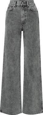Veronica Beard Taylor High Waist Wide Leg Jeans