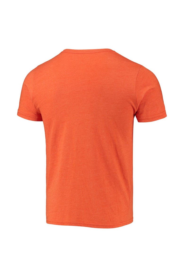 Men's Fanatics Branded Heathered Orange Cleveland Browns Field Goal Pocket Tri-Blend T-Shirt, Alternate, color, Heather Orange