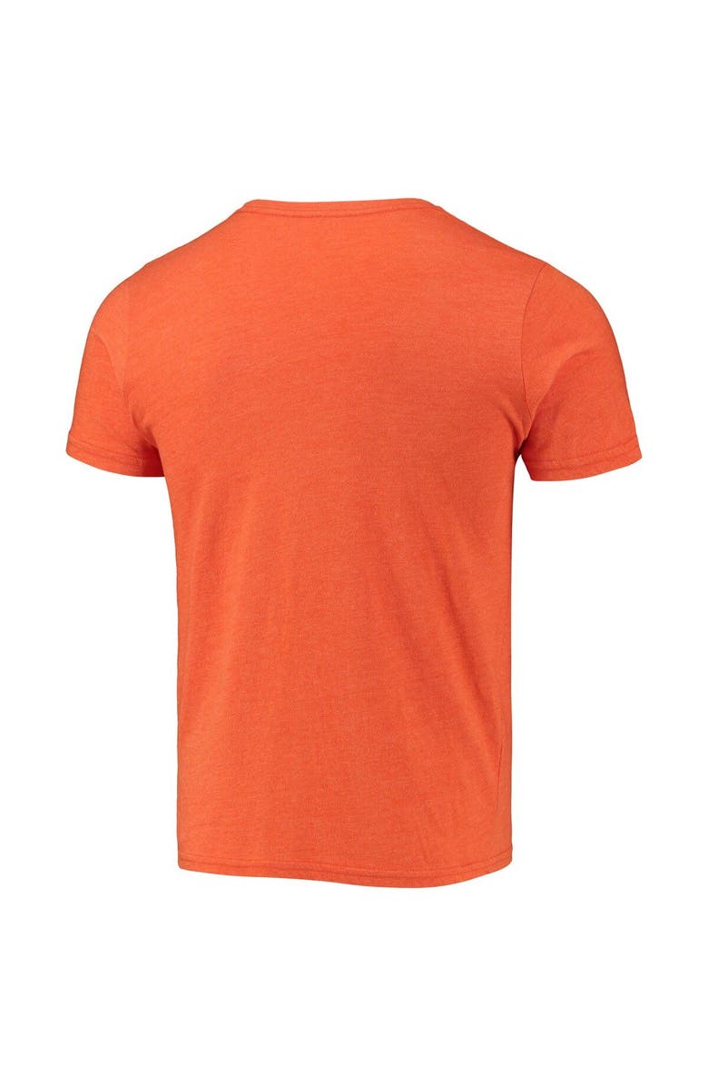 FANATICS Men's Fanatics Branded Heathered Orange Cleveland Browns Field Goal Pocket Tri-Blend T-Shirt, Alternate, color, Heather Orange