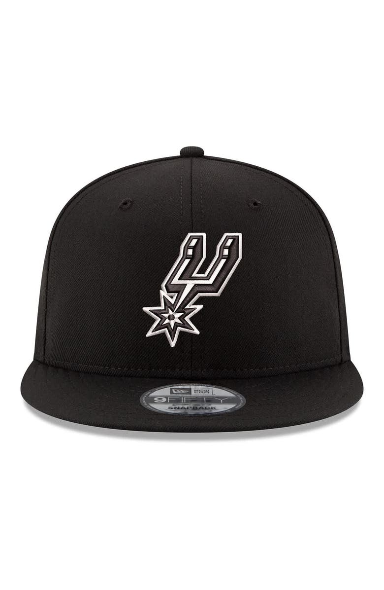 New Era Men's New Era  Black San Antonio Spurs 2026 NBA Playoffs 9FIFTY Snapback Hat, Alternate, color, Black