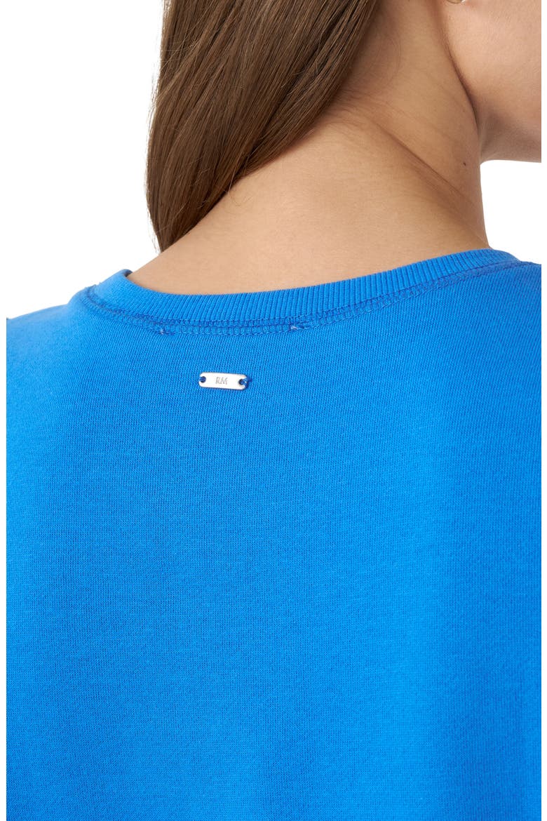 Janine Puff Sleeve Sweatshirt, Alternate, color, PALACE BLUE
