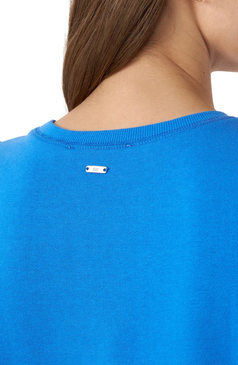 RM Rebecca Minkoff Janine Puff Sleeve Sweatshirt, Alternate, color, Palace Blue