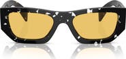 Prada 55mm Rectangular Sunglasses